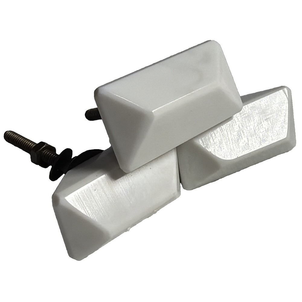 Lot Of 3 New Hobby Lobby Modern White Stone Look 2in Drawer Knobs Pulls